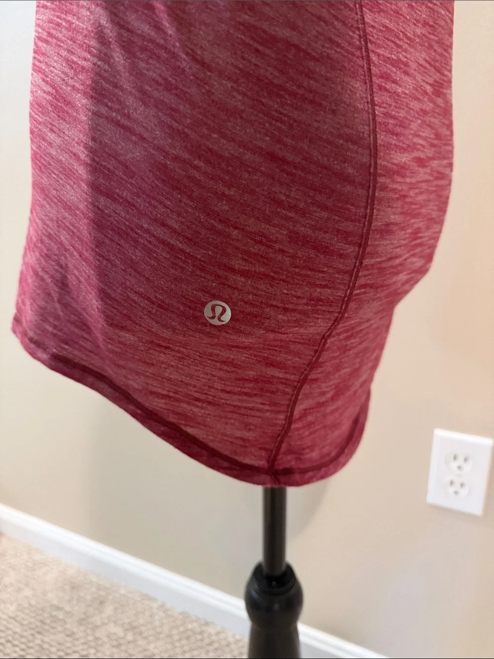 Lululemon Heathered Mauve Racerback Tank Top